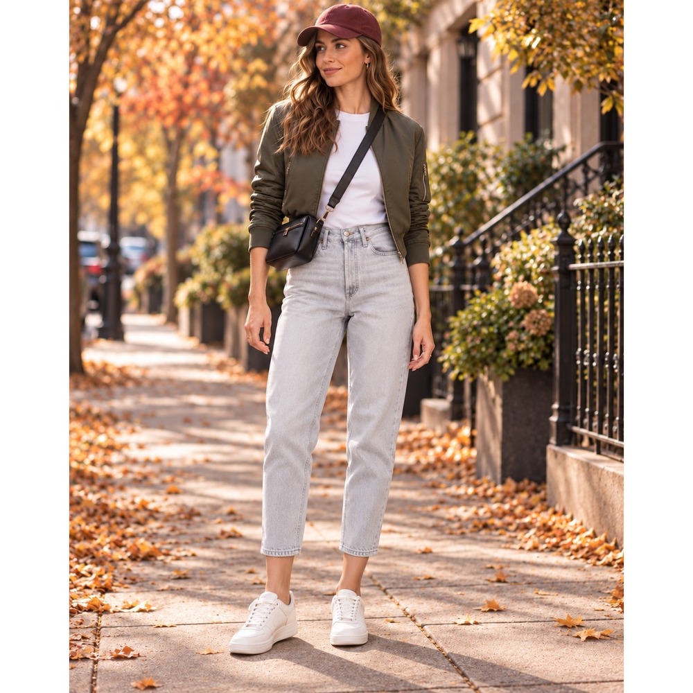 Rag & Bone 90s High Rise Straight Jeans Women's 24 Anchor Light Gray USA Made